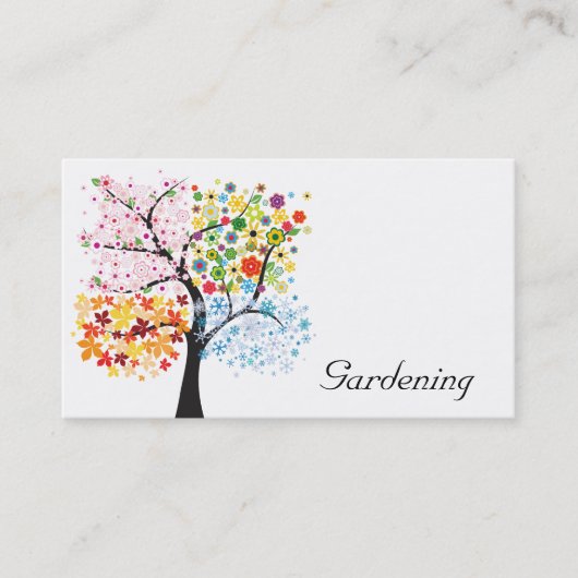 Gartenarbeit Visitenkarte (Vorderseite)