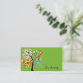 Gartenarbeit Visitenkarte (Stehend Vorderseite)