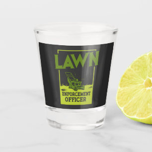 Gartenarbeit - Vollzugsbeauftragter Schnapsglas