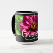 Gartenarbeit - Weil Mord ein schlechtes Sprichwort Tasse (Vorderseite Links)