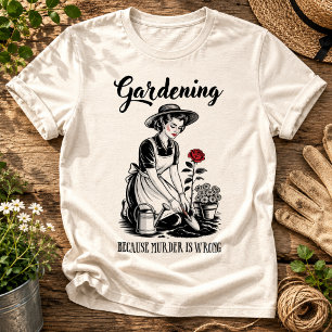 Gartenarbeit, weil Mord falsch ist Tri-Blend Shirt