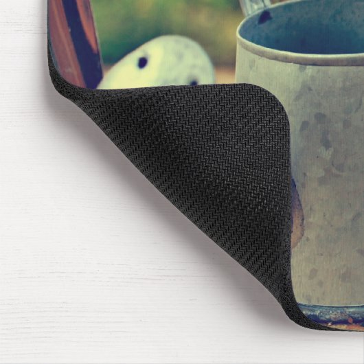 Gartenarbeit-Werkzeuge Mousepad (Ecke)