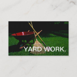 GARTENARBEITSKARTE VISITENKARTE