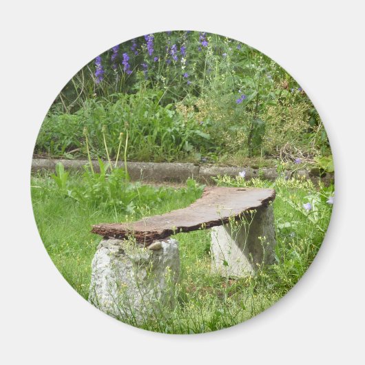Gartenbank Magnet (Vorne)