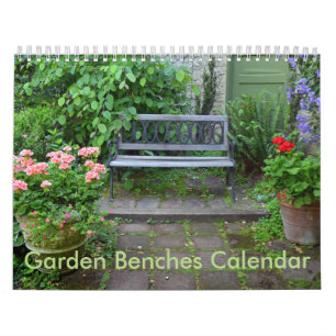 Gartenbänke Kalender