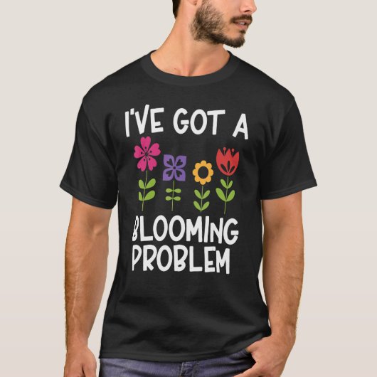 Gartenbau blühende Blumen T-Shirt (Vorderseite)