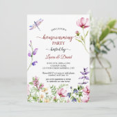 Gartenbau Blume Party Einladung (Stehend Vorderseite)