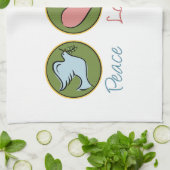 Gartenbau der Liebe Handtuch (Gefaltet)