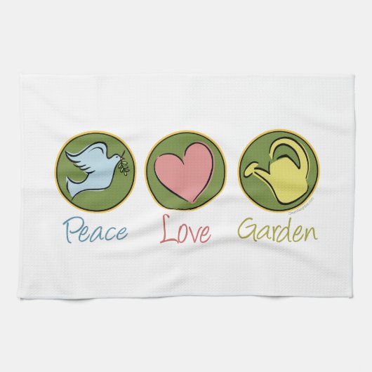 Gartenbau der Liebe Handtuch (Horizontal)