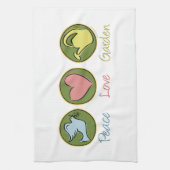 Gartenbau der Liebe Handtuch (Vertikal)