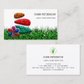 Gartenbau Garten Landschaftsservice Gras Modernes Visitenkarte (Vorne/Hinten)