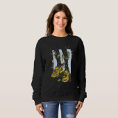 Gartenbau im Zentrum mit Blume und Blätter Sweatshirt (Vorne ganz)