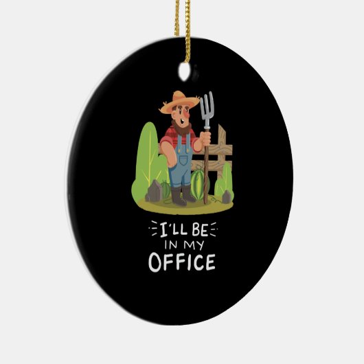 Gartenbau Keramik Ornament (Rechts)