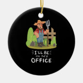 Gartenbau Keramik Ornament (Vorne)