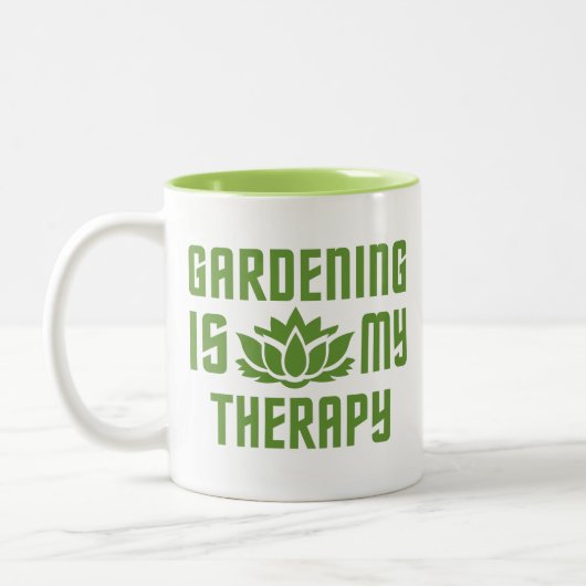 Gartenbau kundenspezifischer monogramm Tasse (Links)