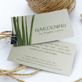 Gartenbau - Landschaftsgestaltung Visitenkarte