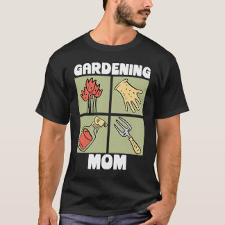 Gartenbau-Mama Pflanze Sukkulenten-Gärtner Muttert T-Shirt