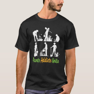 Gartenbau Pflanze Addicts Vereinigtes Bio Garten 1 T-Shirt
