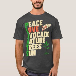 Gartenbau Pflanze Avocado Natur T-Shirt