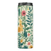 Gartenbau Pflanze Blume Mit Monogramm Hübsch Thermosbecher (Rückseite)