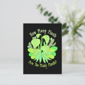 Gartenbau Pflanze Lover Geschenke Postkarte (Stehend Vorderseite)
