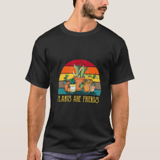 Gartenbau Pflanzen sind Freunde Retro Landschaftsg T-Shirt