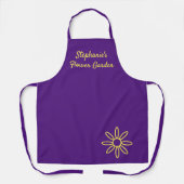 Gartenbau-Schürze, hübsch, lila, einfach, kundensp Schürze (Vorderseite)
