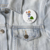 Gartenbau-Strichmännchen Button (Beispiel)