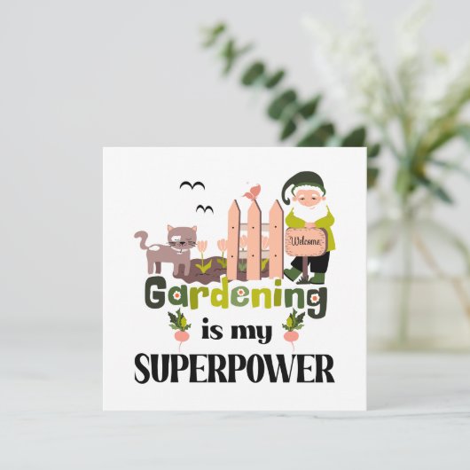 Gartenbau Supermacht, Niedlicher Gärtner (Stehend Vorderseite)