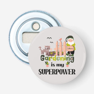 Gartenbau Supermacht, Niedlicher Gärtner Flaschenöffner