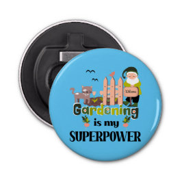 Gartenbau Supermacht, Niedlicher Gärtner Flaschenöffner