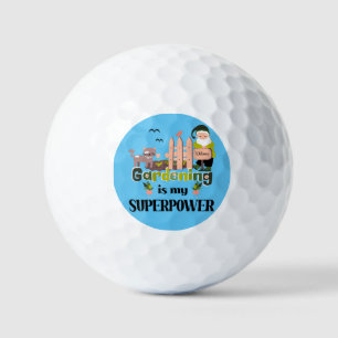 Gartenbau Supermacht, Niedlicher Gärtner Golfball