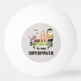 Gartenbau Supermacht, Niedlicher Gärtner Tischtennisball