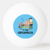 Gartenbau Supermacht, Niedlicher Gärtner Tischtennisball (Rückseite)