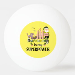 Gartenbau Supermacht, Niedlicher Gärtner Tischtennisball