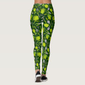 Gartenbau-Symbole Leggings (Rückseite)