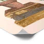 Gartenbau und Bibliothek Zitat Sonnenblumen und Kr Poster (Ecke)