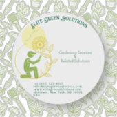 Gartenbau und Landschaftsgestaltung Aufkleber (Vorderseite)