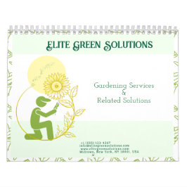 Gartenbau und Landschaftsgestaltung Kalender