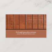 Gartenbau Visitenkarte (Rückseite)