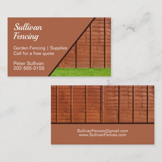 Gartenbau Visitenkarte (Vorne/Hinten)