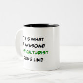 Gartenbaubetrieb, phantastisch zweifarbige tasse (Vorderseite Links)