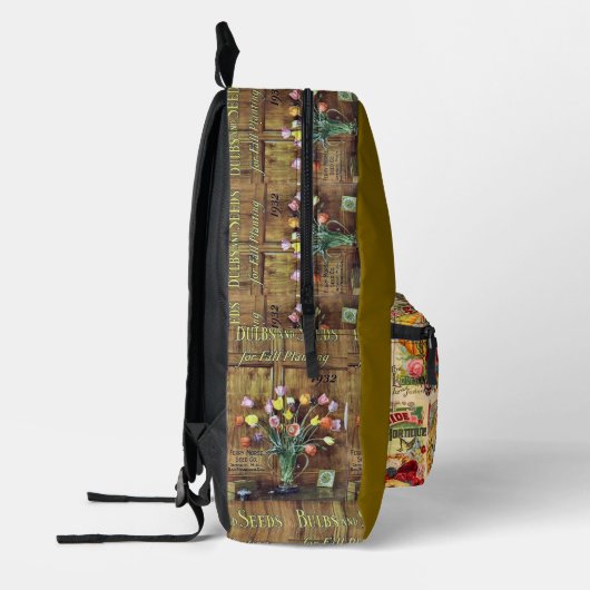 "Gartenbauer" Bedruckter Rucksack (Links)