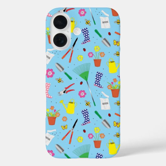Gartenbauer Botanist Gardener Farbiges Muster Case-Mate iPhone Hülle (Rückseite)