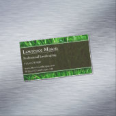 Gartenbauer / Magnetfeldausgabe Magnetische Visitenkarte (Beispiel)