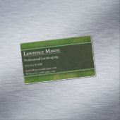 Gartenbauer / Magnetfeldausgabe Magnetische Visitenkarte (Beispiel)