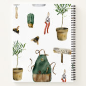 Gartenbauhäuser Pflanze Notizblock (Rückseite)
