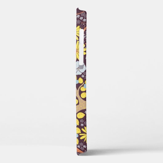 Gartenbäume, Blumen, Apfelmuster Case-Mate iPhone Hülle (Rückseite / Links)