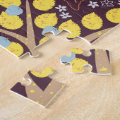 Gartenbäume, Blumen, Apfelmuster Puzzle (Seite)