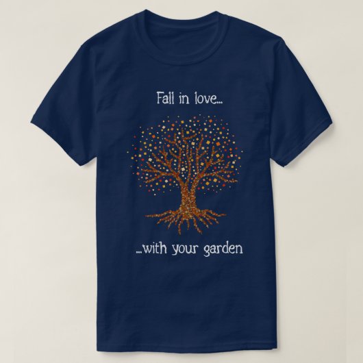 Gartenbaumgartenfallen T-Shirt (Design vorne)
